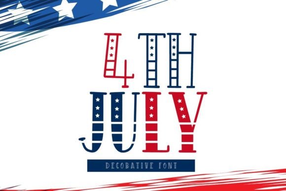 4th July Font for Web Design