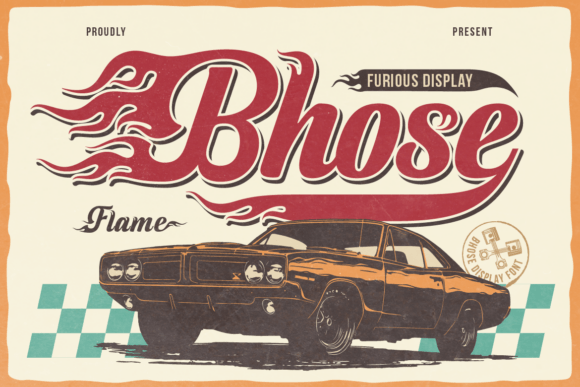 Bhose Font Review: A Fiery Decorative Typeface for Bold Designs