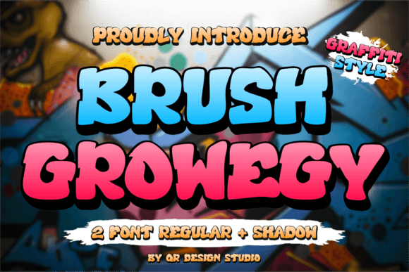 Brush Growegy: A Bold Typeface for Editorial Design