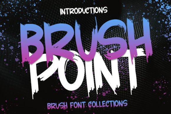 Brush Point Font for Handmade Branding
