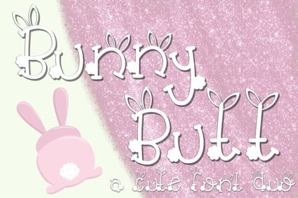 Bunny Butt Duo Typeface for Branding