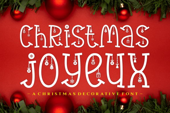 Christmas Joyeux: A Festive Typeface for Holiday Branding