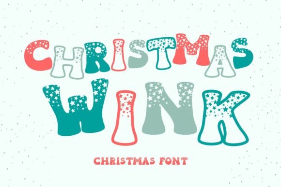 Christmas Wink: A Playful Typeface for Festive Branding