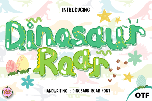 Dinosaurs Roar Font for Playful Branding