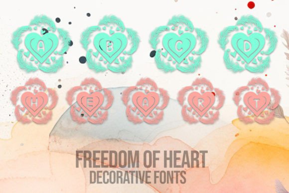 Freedom of Heart Typeface for Makers