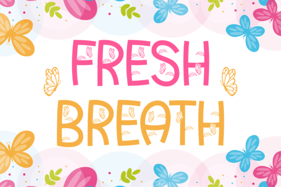 Fresh Breath Typeface for Crafters