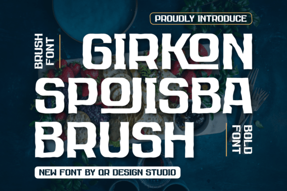 Girkon Spojisba Brush: Bold Typography for Small Business Branding