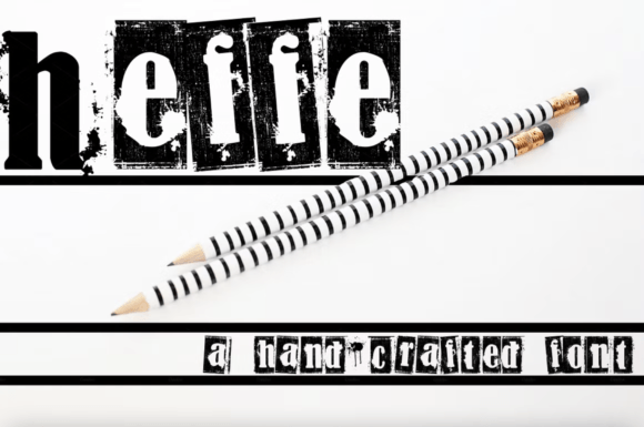 Heffe: A Bold Slab Serif Font for Vintage Branding