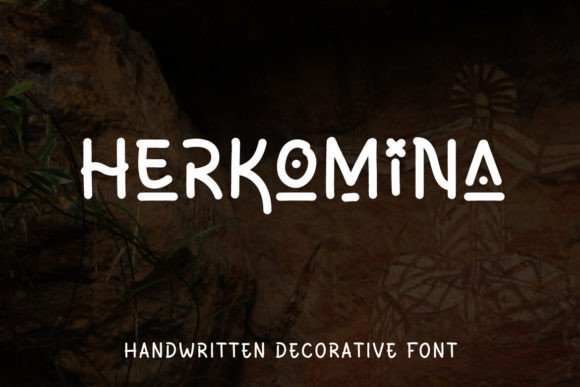 Herkomina: A Decorative Typeface for Editorial Design