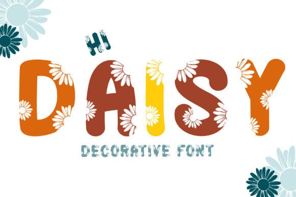 Hi Daisy: A Whimsical Decorative Font for Editors