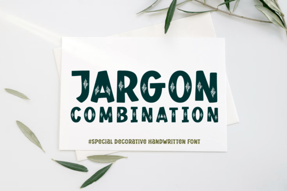 Jargon Typeface for Elegant Editorial Design