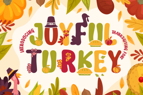 Joyful Turkey Font for Small Business Branding