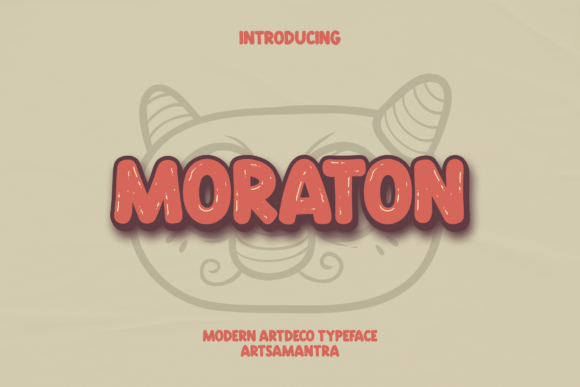 Moraton: A Playful Decorative Font for Editorial Design