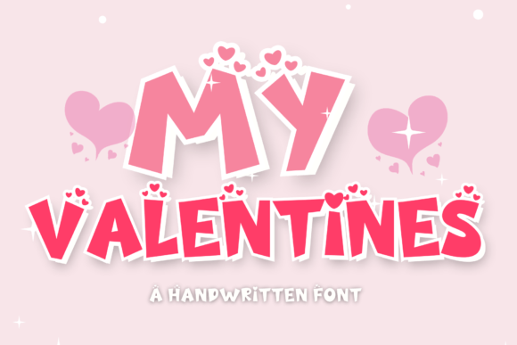 My Valentines: A Handwritten Font for Editorial Design