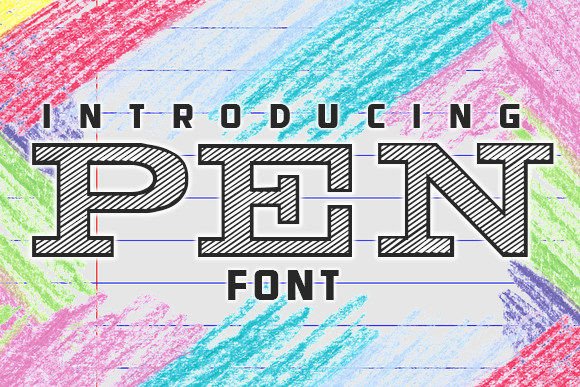 Pen: A Unique Slab Serif Typeface for Modern Web Design