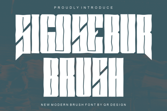 Sigosebur Brush Typeface for Digital Branding