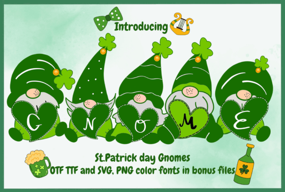 St. Patrick’s Day Gnomes Font for Festive Campaigns