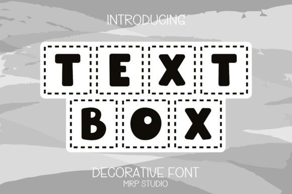Text Box: A Playful Decorative Font for Web Design