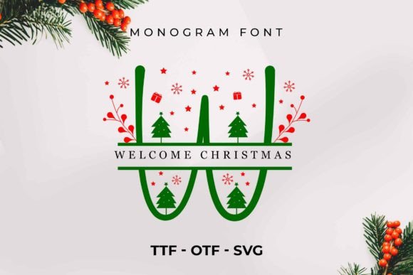 Welcome Christmas Monogram Typeface Review