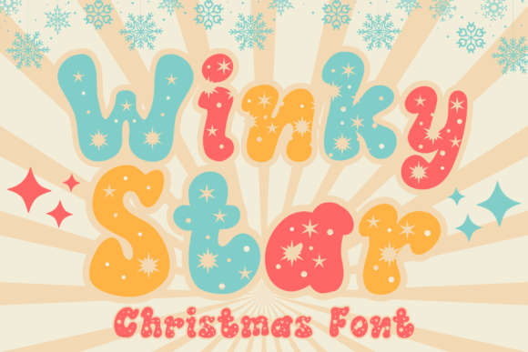 Winky Star Font for Playful Brand Identity