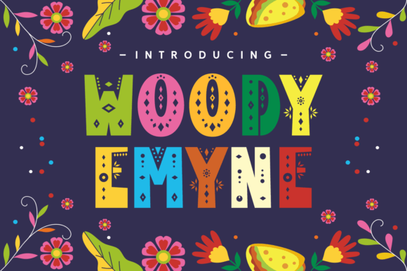 Woody Emyne: A Decorative Typeface for Branding